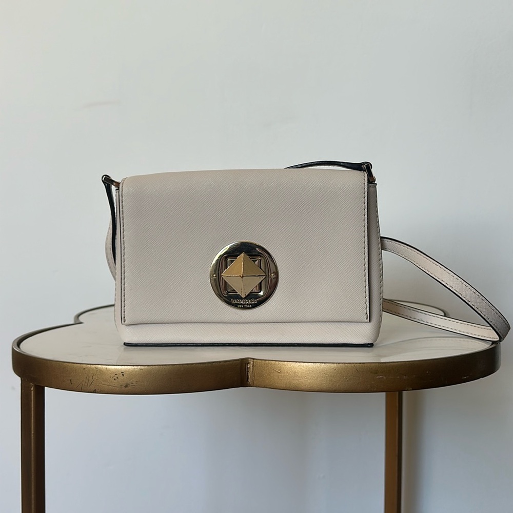 Kate Spade Light Pink Cow Skin Crossbody Purse